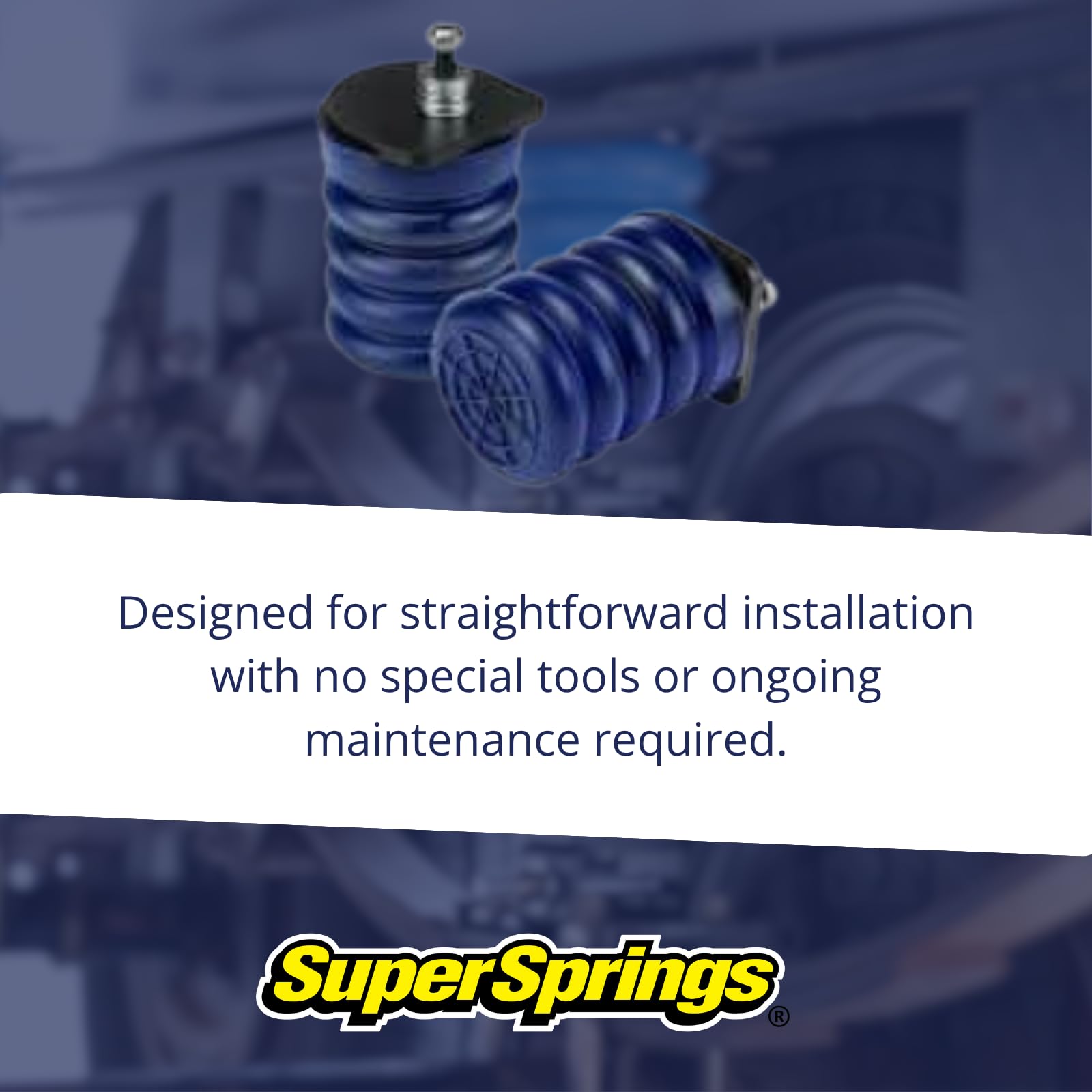 SSR-209-40 SuperSprings | Rear SumoSprings for Chevrolet Silverado 1500, GMC Sierra 1500, blue