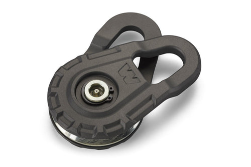 Epic WARN Multi-Purpose Snatch Block: 6 Ton (12,000 lb) Capacity, Black