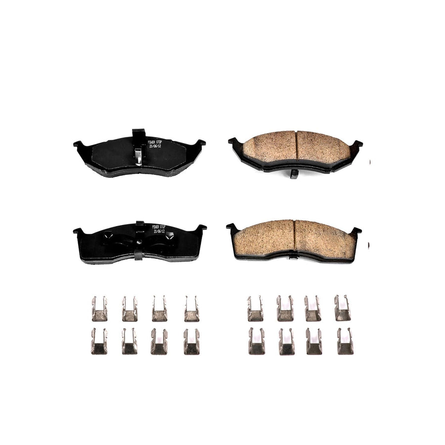 Power Stop Front Brake Kit For Chrysler 300M 1999-04 |Intrepid 1998-04 |Concorde 1998-04 |Dodge Intrepid 1998-04 |Neon 2000-05 |Neon 2000-01 - Ceramic Brake Pads With Installation Hardware, 17-730