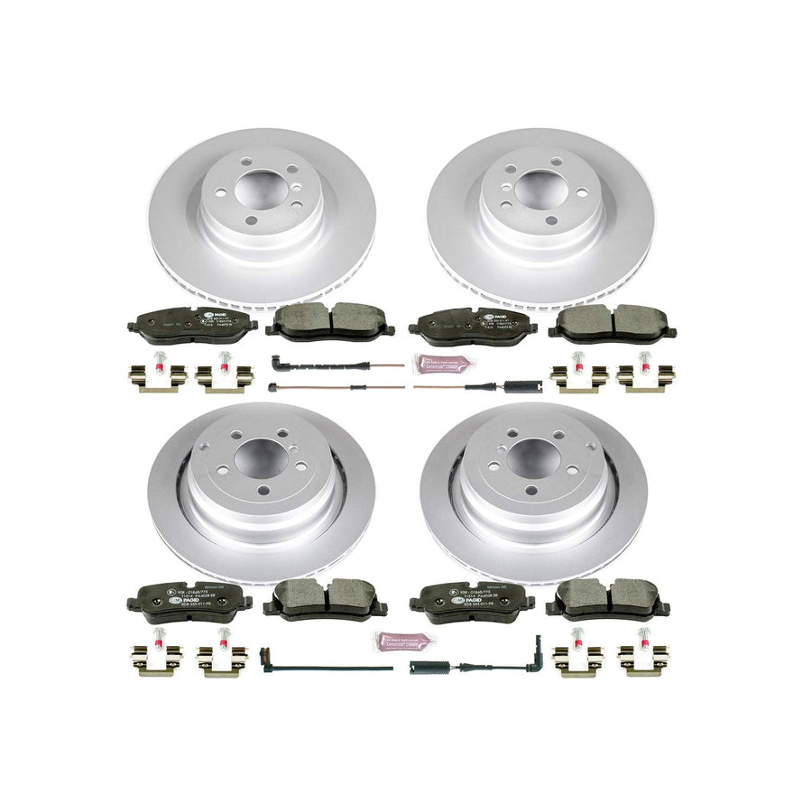 Power Stop ESK5632 Euro-Stop Brake Kit Front & Rear For Land Rover Range Rover 2006-2009 [Model Specific]
