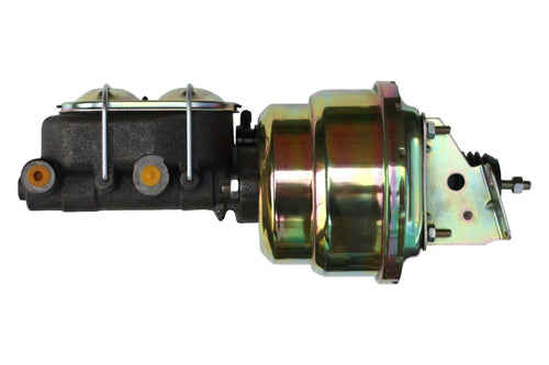 7 Inch LEED BRAKES Dual Power Booster, 1-1/8 Inch Bore Master (Zinc)