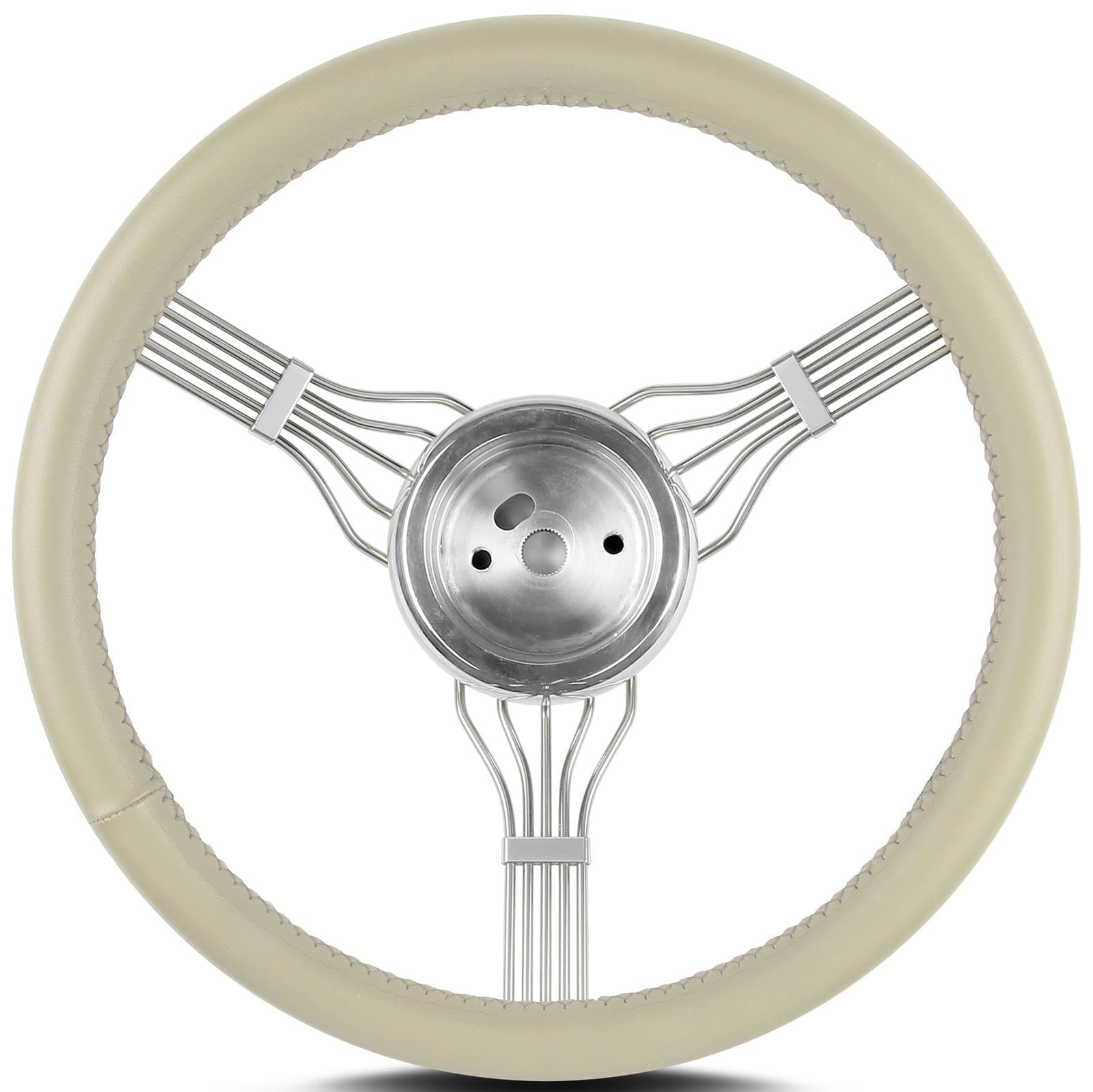 Banjo Lecarra 55313 15" W/ '67-'94 Gm Hub Bone