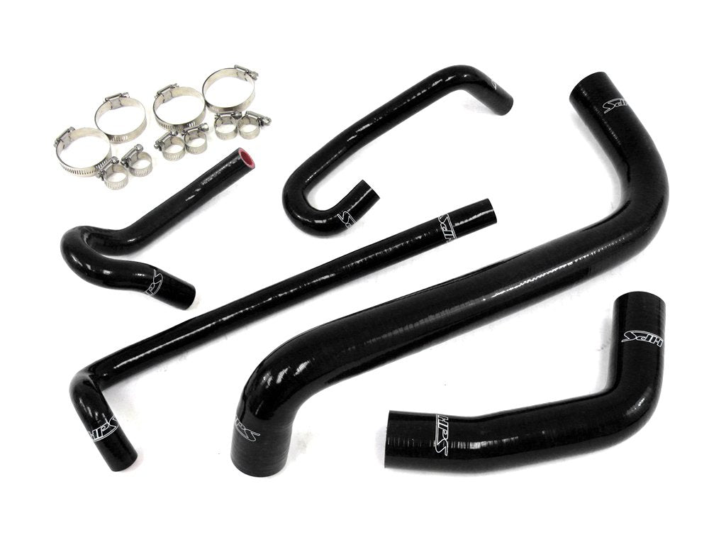 Black Silicone HPS 57-1425-BLK-2 Radiator Coolant/Heater Hose Kit