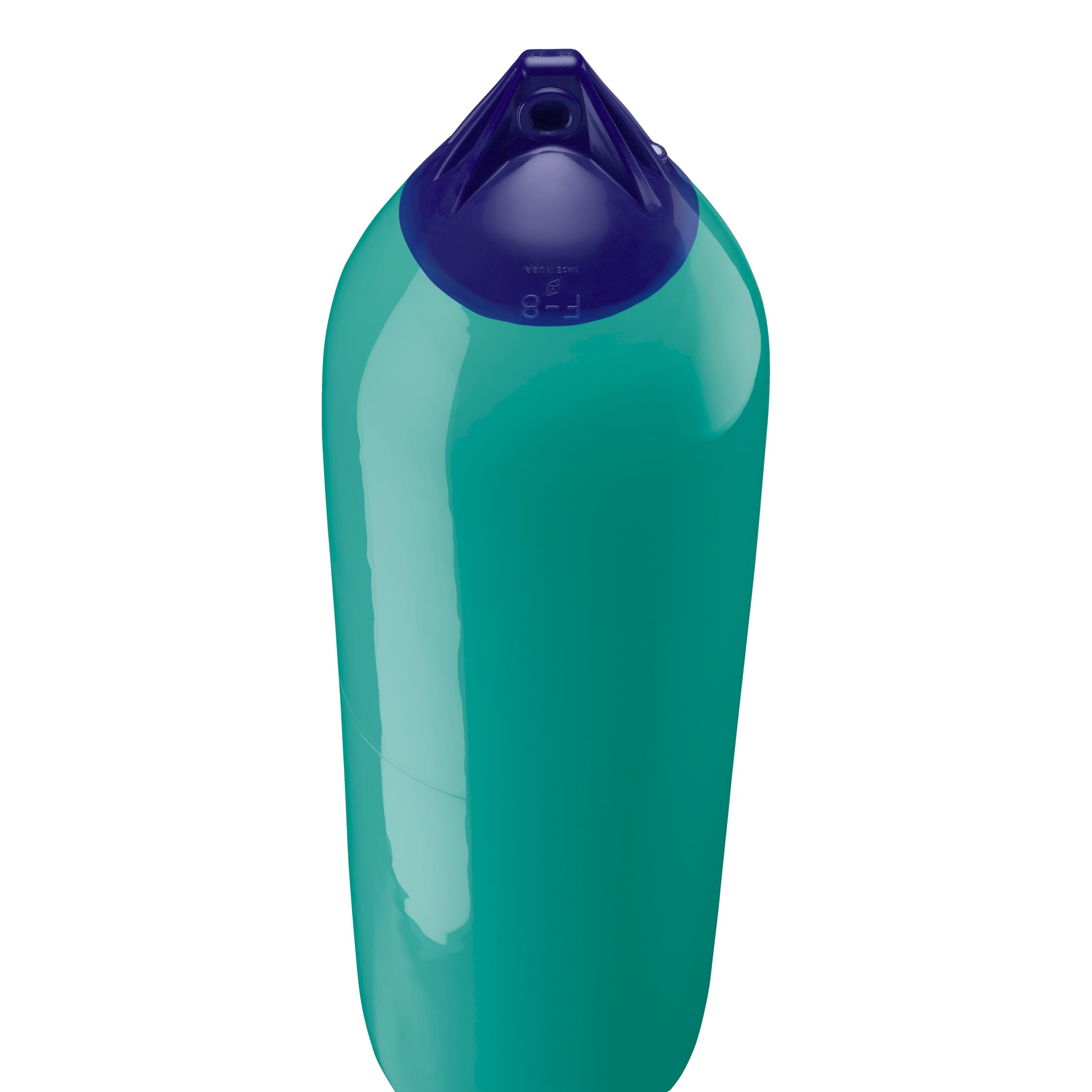 F-8 Standard Polyform Boat Fender Blue Ropehold - Teal