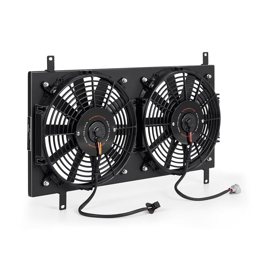 Mishimoto Aluminum Fan Shroud MMFS-MIA-90BK, Compatible with Mazda Miata, 1990-1997, Black