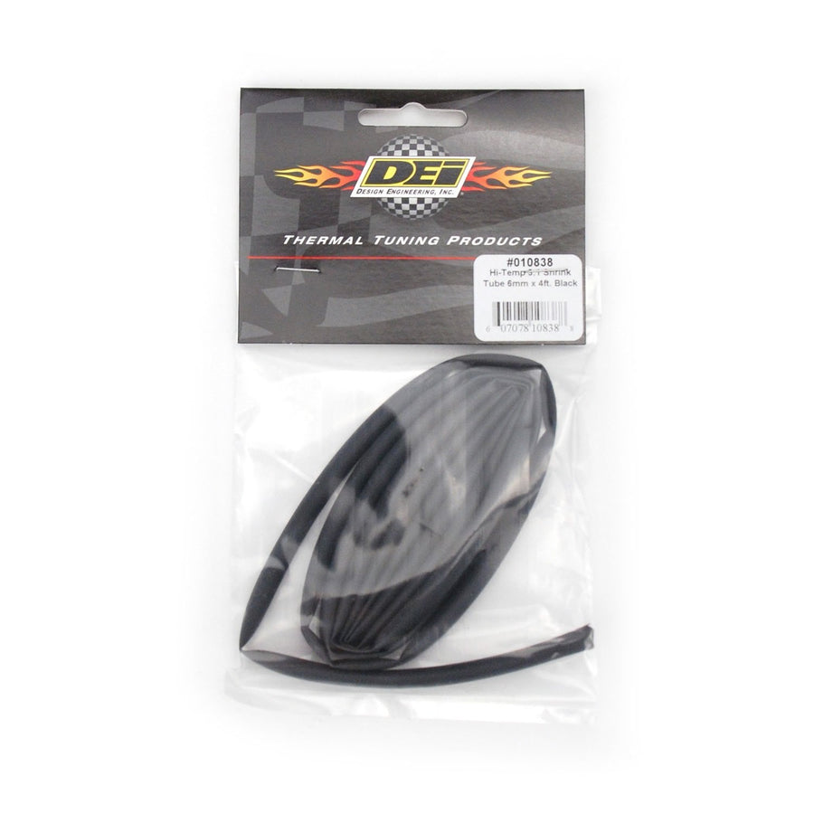 Hi-Temp Design Engineering 010838 6mm x 4' Heat Shrink Tubing for Wires and Cables