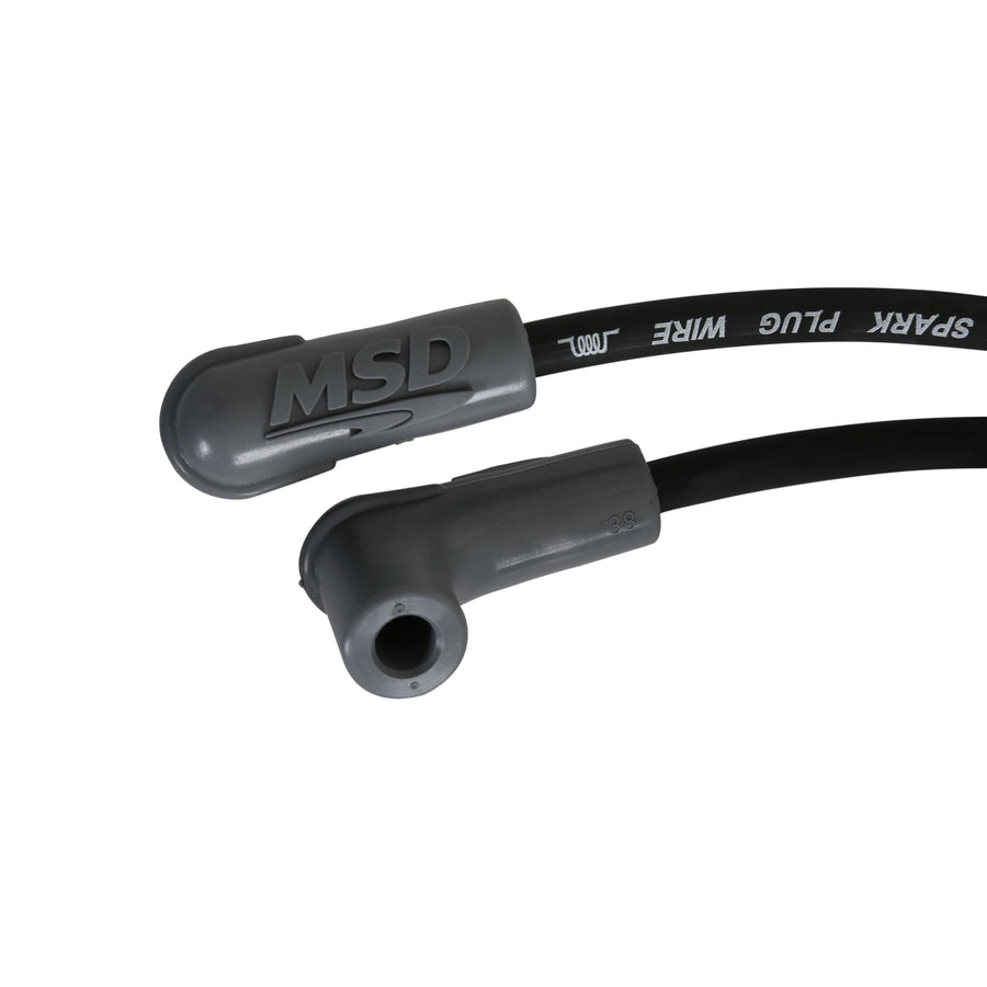 Super Conductor MSD 31763 Spark Plug Wire Set Black