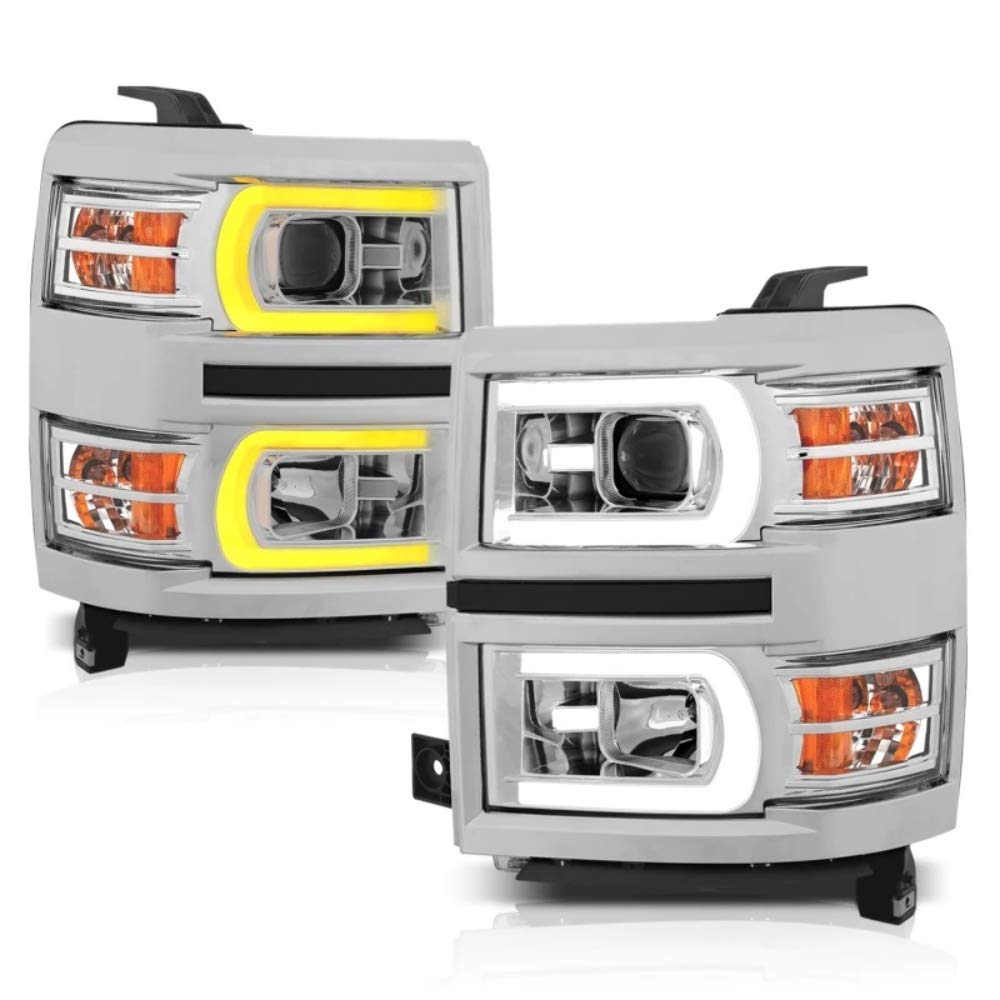 111413 Anzo, Usa Projector Headlamps Fits Chevrolet Silverado 1500