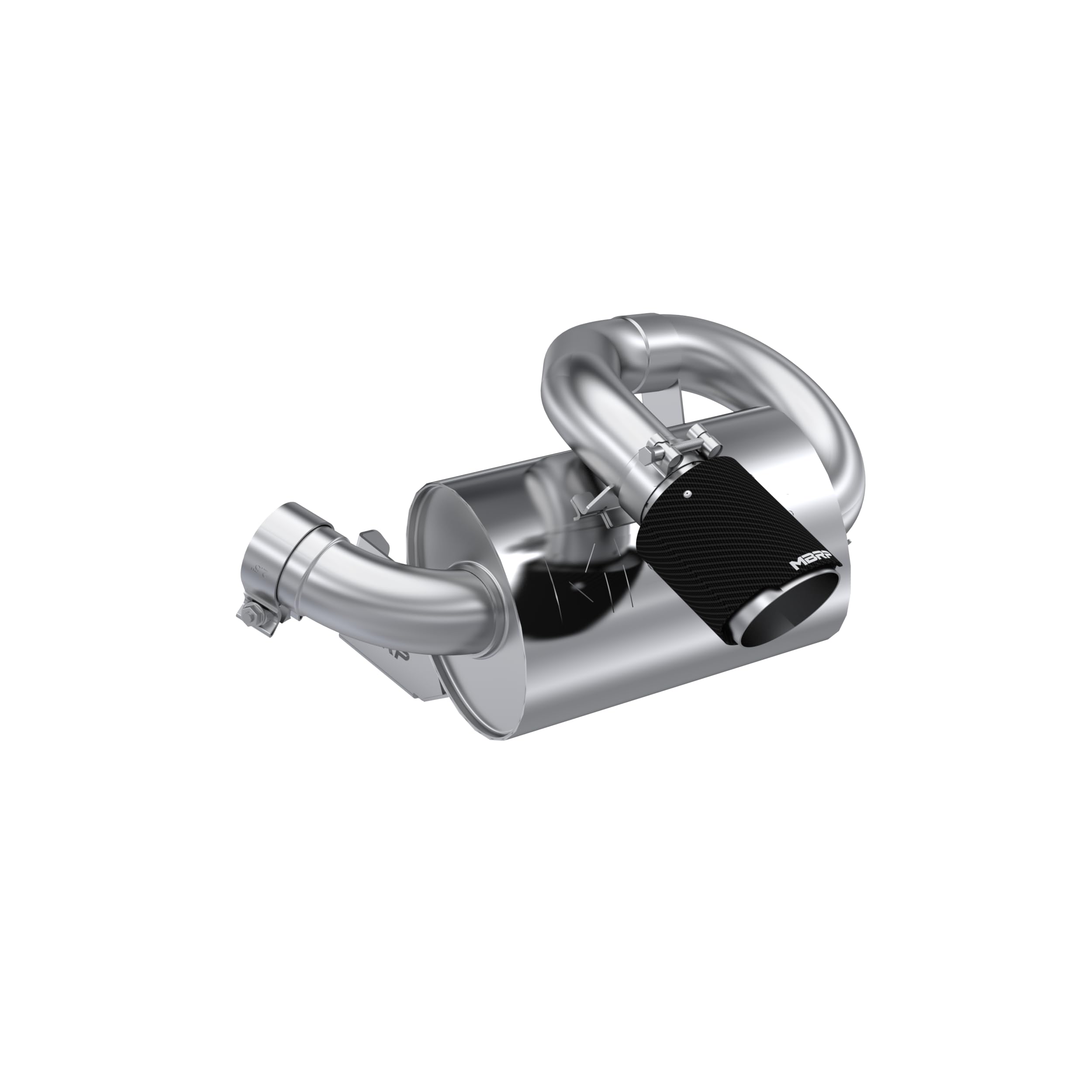 21-22 Can-Am Commander 1000R MBRP Slip On Exhaust Center Exit - Performance Series