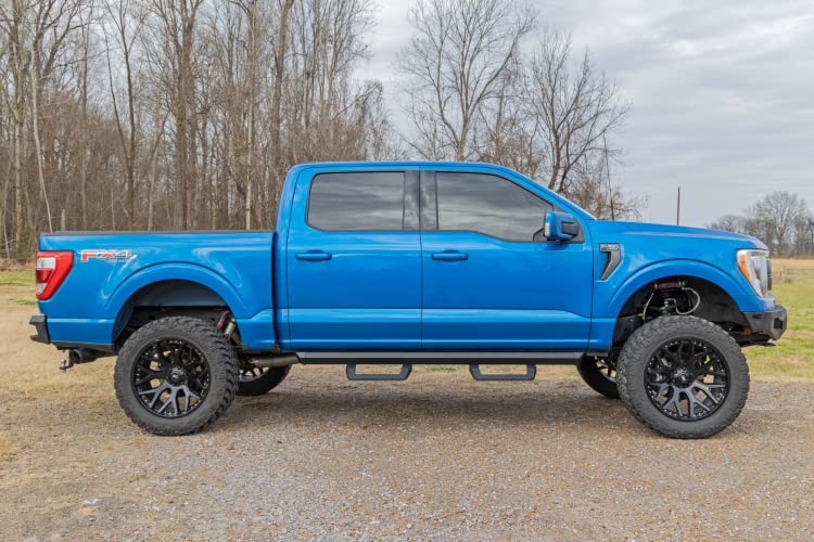 Dual Rough Country Cat-Back Exhaust for 2021-2024 Ford F-150 2WD/4WD - 96018