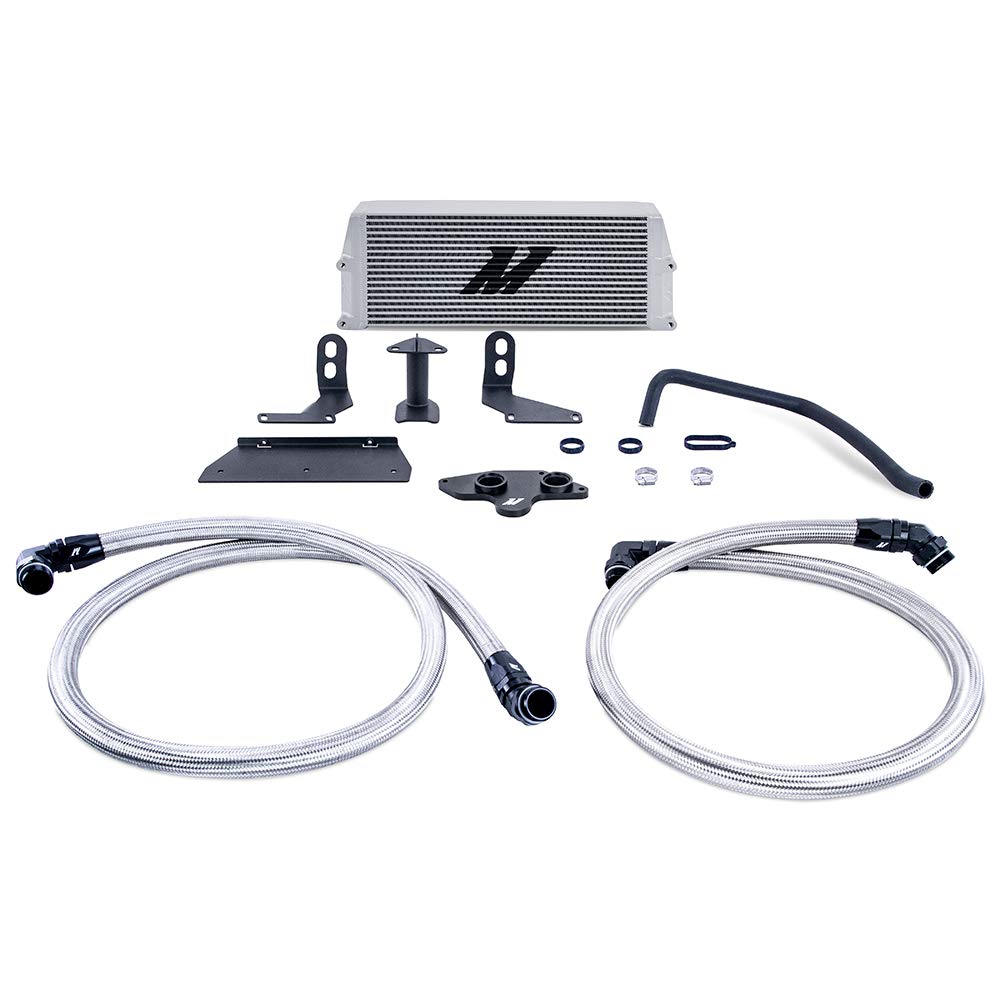 Mishimoto Performance Oil Cooler MMOC-F2D-11KSL, fits Ford 6.7L Powerstroke 2011-2019, Silver