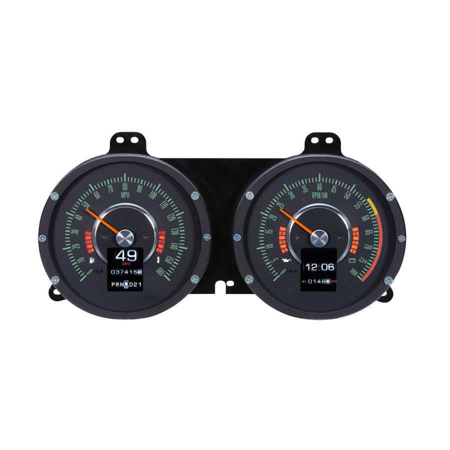 Dakota Digital Retrotech Gauge RTX-67C-CAM-X Instrument System Compatible with 1967 Chevy Camaro Firebird