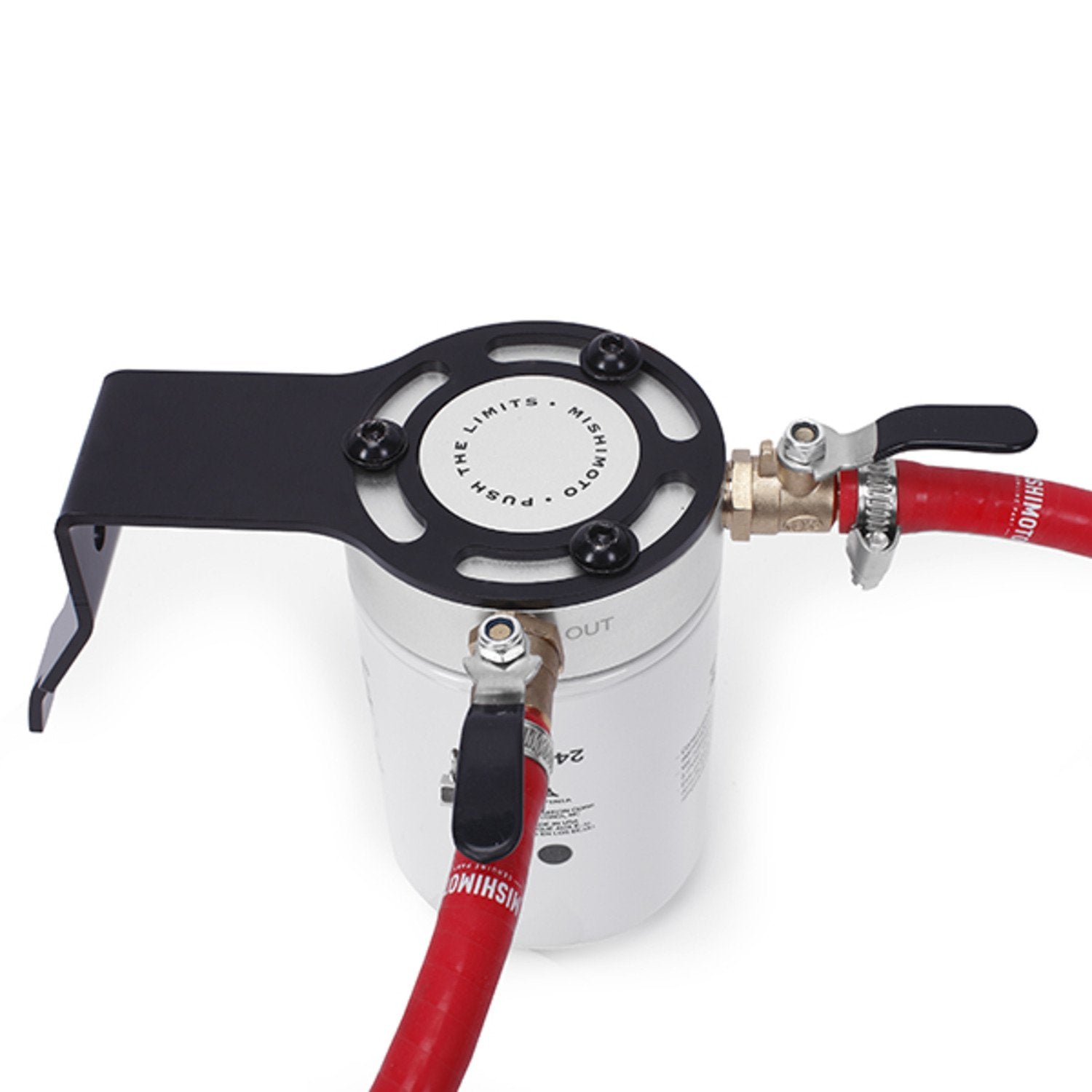 Mishimoto Coolant Filter Kit MMCFK-F2D-03RD, Compatible with Ford Powerstroke 6.0L, 2003-2007, Red