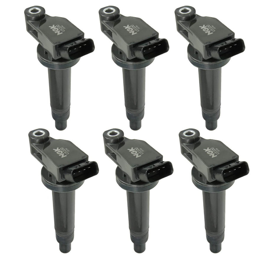 Coil-On-Plug Ignition Coil NGK U5100-6 (49178), Pack of 6