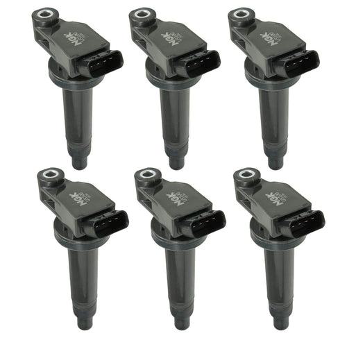 Coil-On-Plug Ignition Coil NGK U5100-6 (49178), Pack of 6
