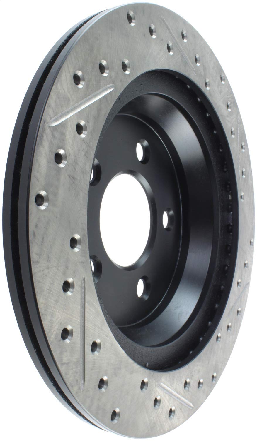 Sport Drilled/Slotted Brake Rotor StopTech 127.61046R (Rear Right), 1 Pack