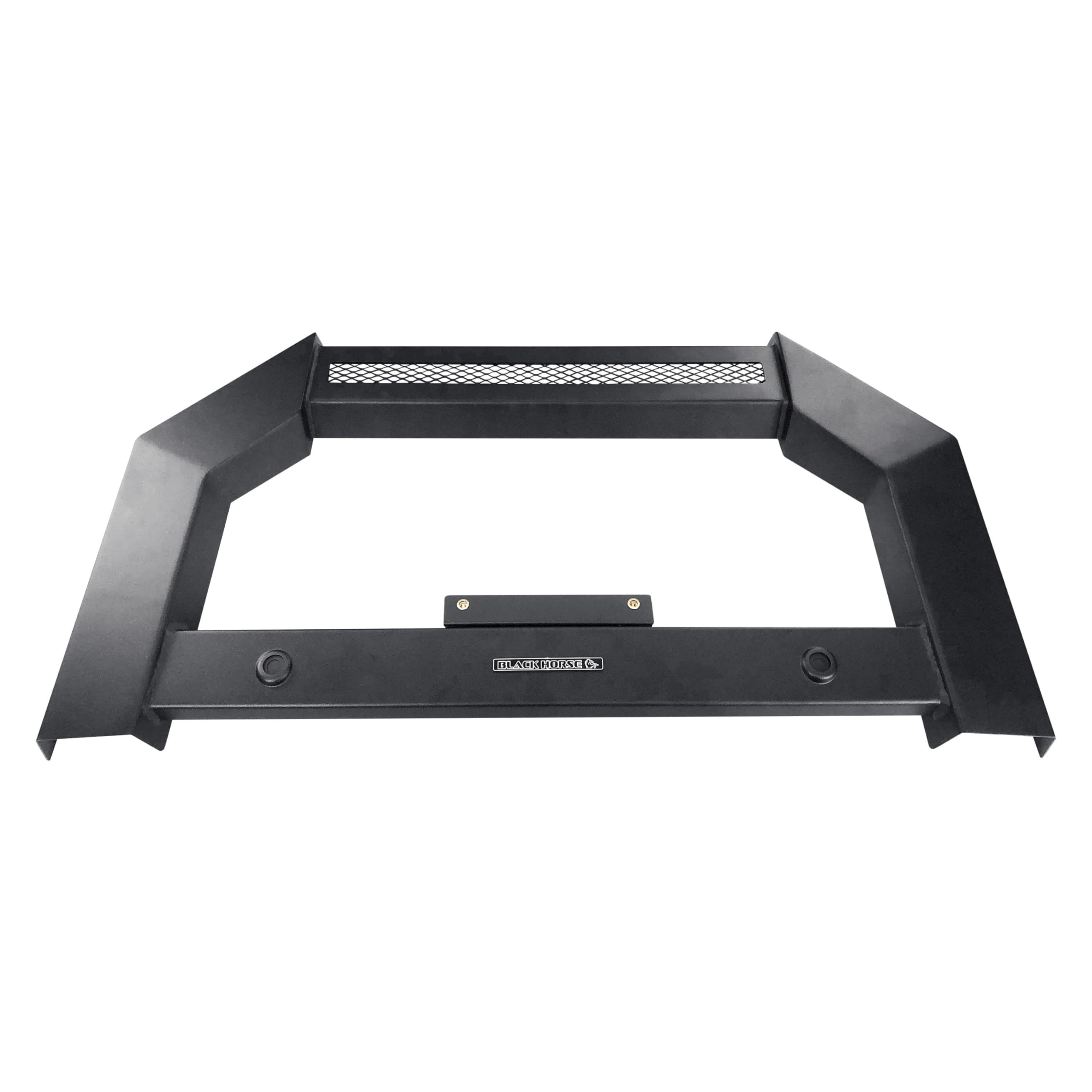 Armour Bull Bar Black Horse Off Road No Skid Plate Matte Black Compatible with 2022-2024 Toyota Tundra-AB-TO22
