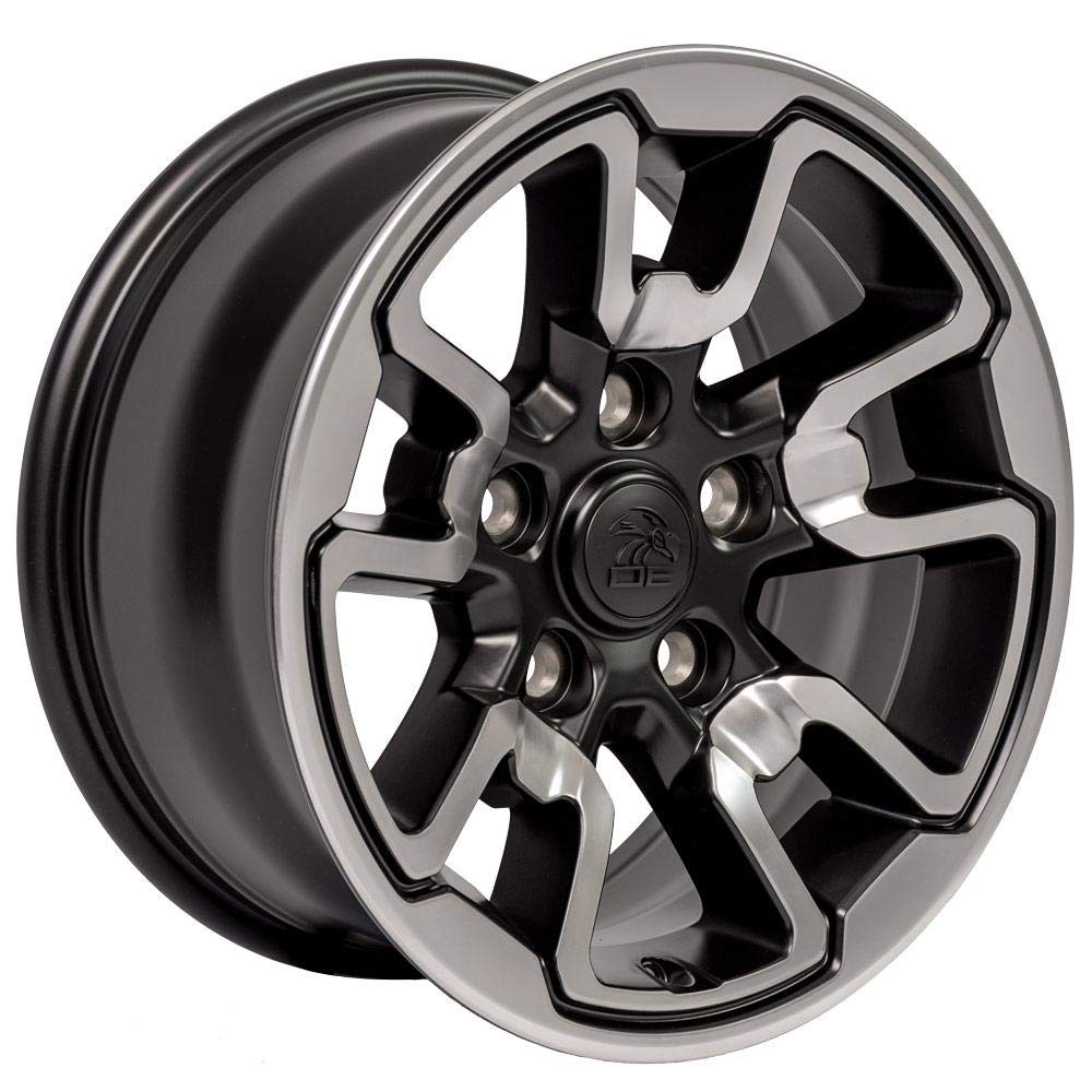 OE Wheels DG55-17080-5550-18PB1: 17" Dg55 Replica Wheel Fits Dodge Ram Rebel 17X8 Polished W/Satin Wheel