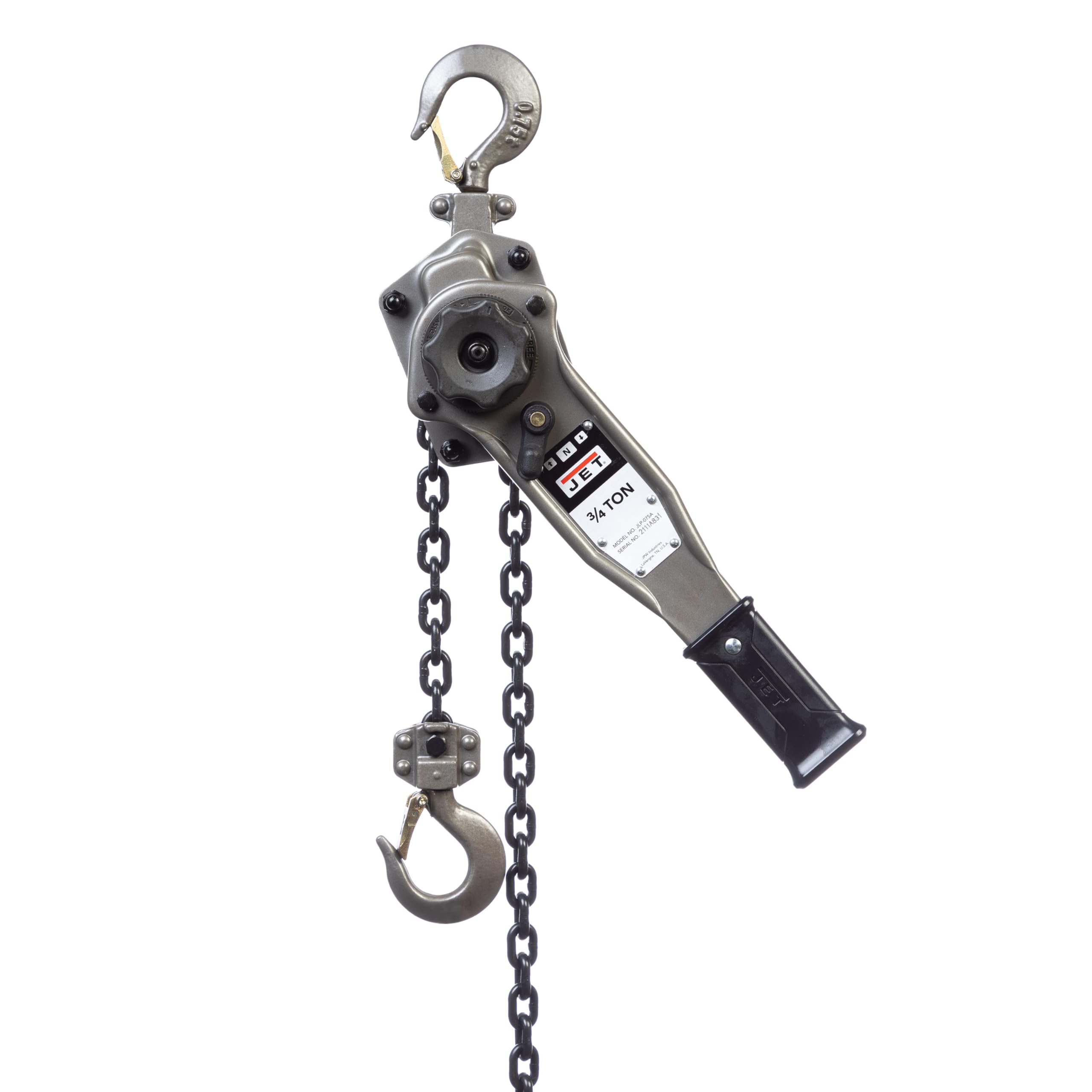 3/4-Ton JET Lever Hoist, 20' Lift (Model JLP-075A-20)