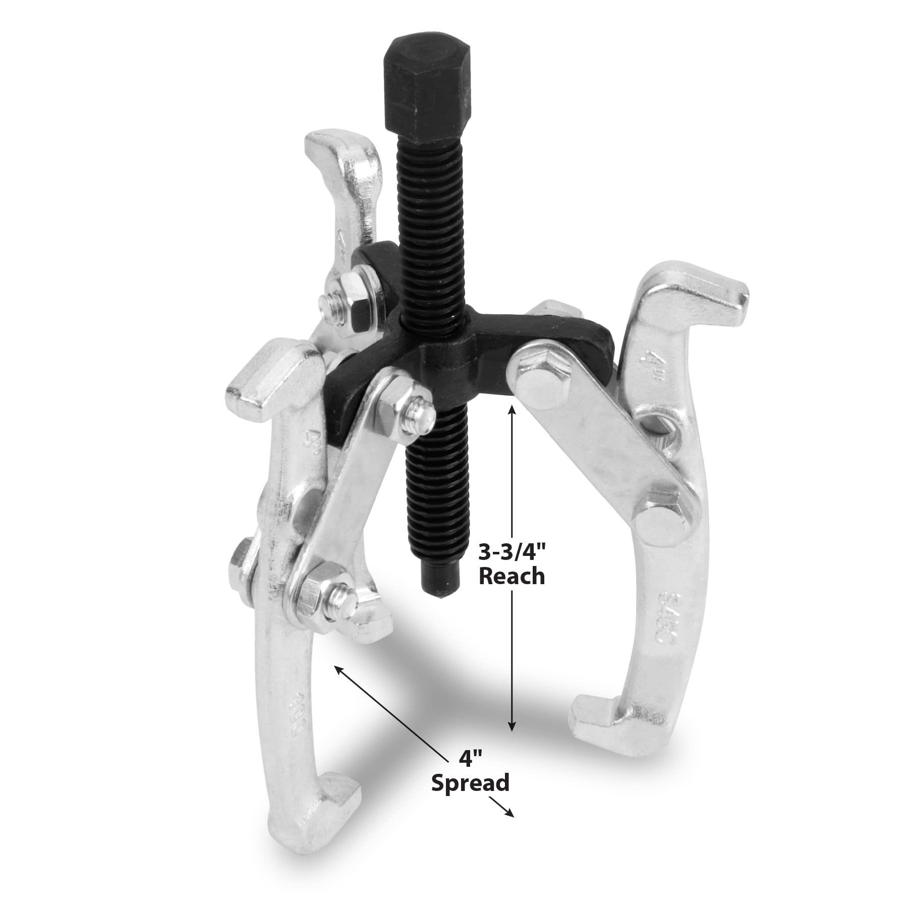 4-Inch Performance Tool W136P 3 Jaw Gear Puller