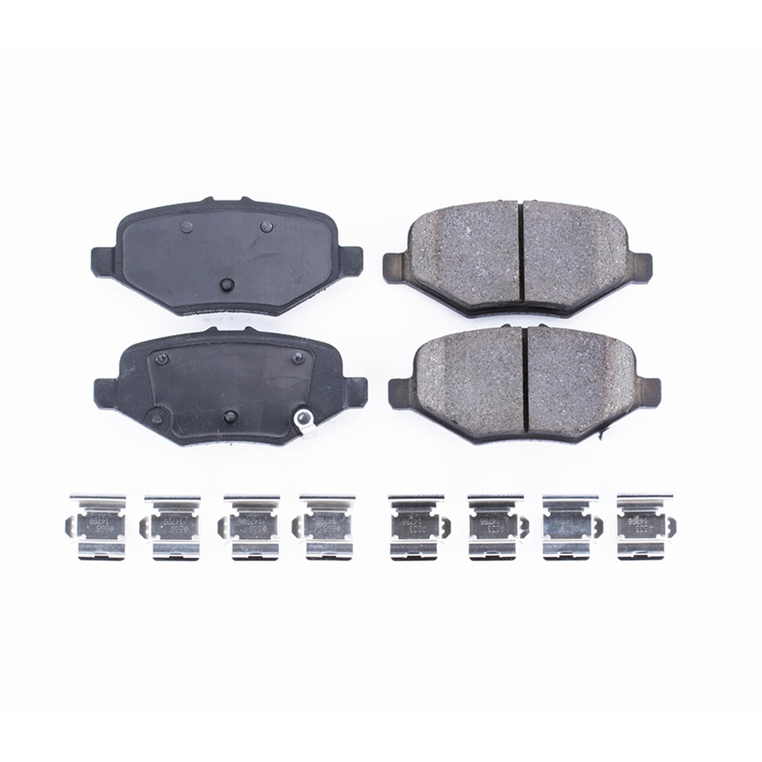 Power Stop Front Brake Kit For 2013-19 Ford Explorer |Police Interceptor Sedan 2013-19 |Flex 2013-19 |Police Interceptor Utility 2013-19 - Ceramic Brake Pads With Installation Hardware, 17-1612