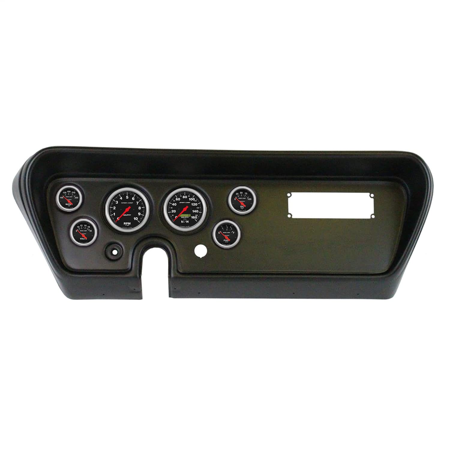 AutoMeter Dash Kit Direct Fit, (3 3/8" X2, 2 1/16" X4), Pontiac GTO 66, Sport-Comp (2111-11)