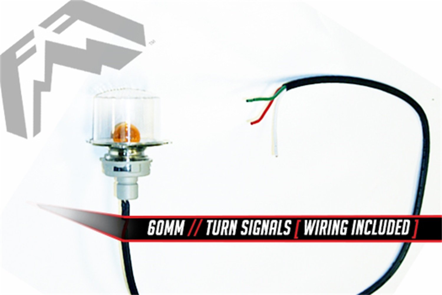 60Mm Fab Fours Premium Led Turn Signal With Wiring