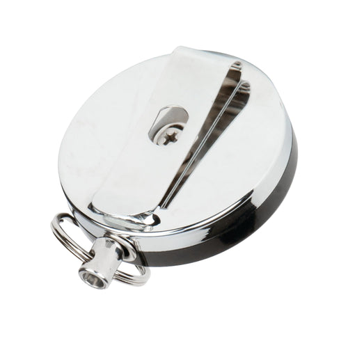 W3314 Performance Tool Retractable Cord Reel with Split Key Ring and Belt Clip, 48-inch Easy Pull, 2-inch Diameter