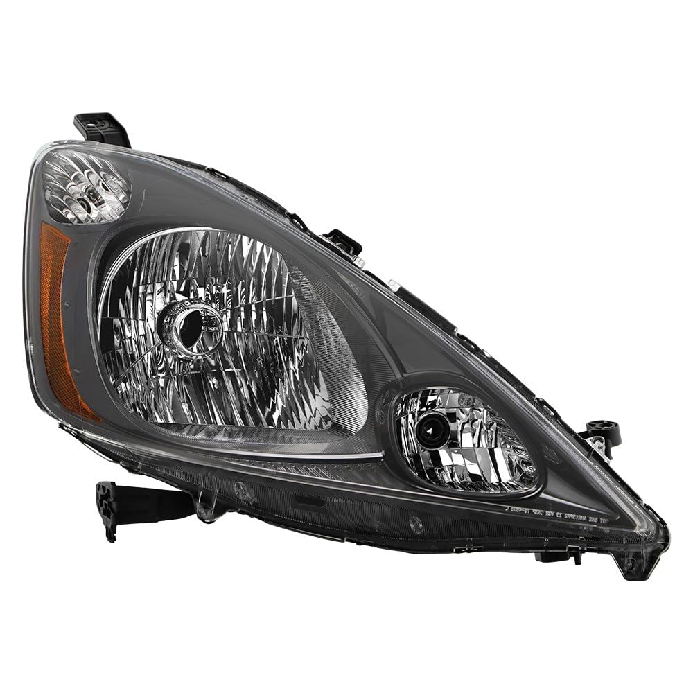 Honda Fit 09-14 Spyder (OE) Halogen Headlight - Iron Grey Housing Right OE