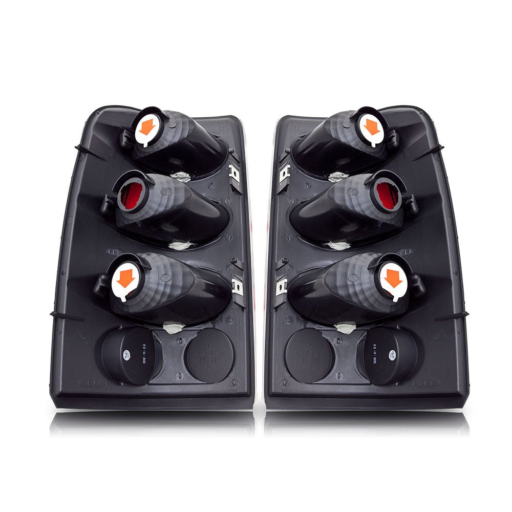 Winjet Tail lights Compatible with [2000 2001 2002 2003 2004 2005 2006 Suburban/Tahoe/Yukon]