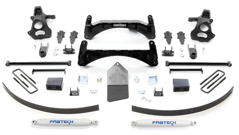Fabtech K1027 Lift Basic System w/Shocks w/Performance Shocks 6 in. Lift System w/Shocks