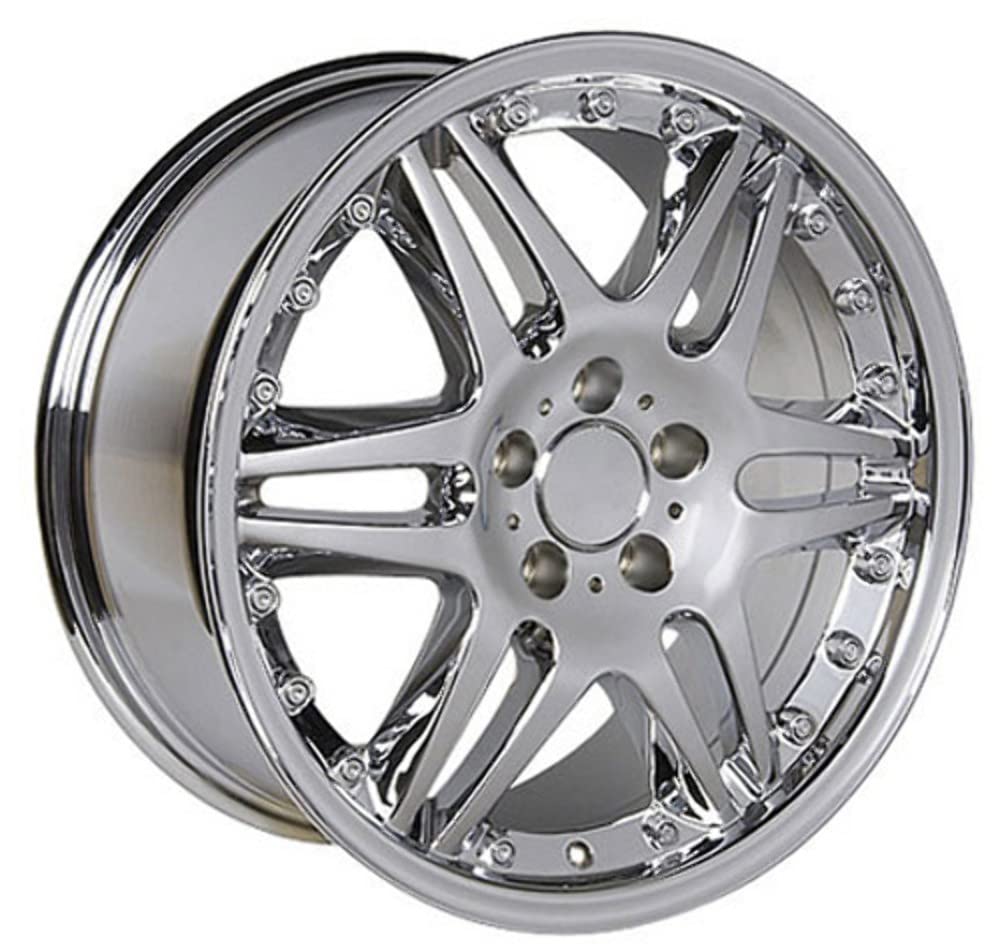 18 Inch OE Wheels MB09 Rim Fits Brabus Style 5x112 18x8.5 Chrome (1)