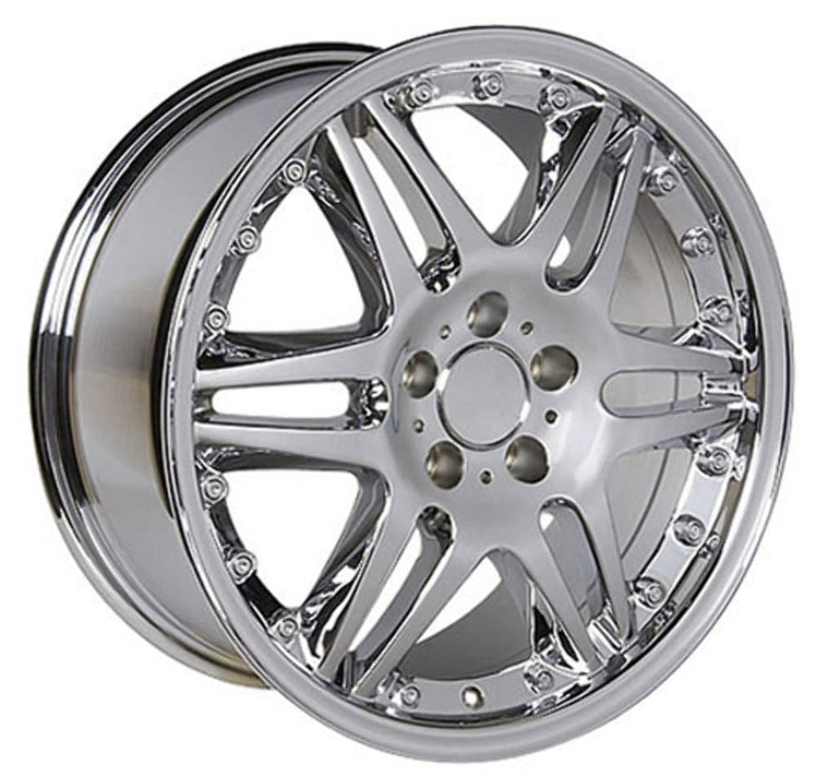 18 Inch OE Wheels MB09 Rim Fits Brabus Style 5x112 18x8.5 Chrome (1)
