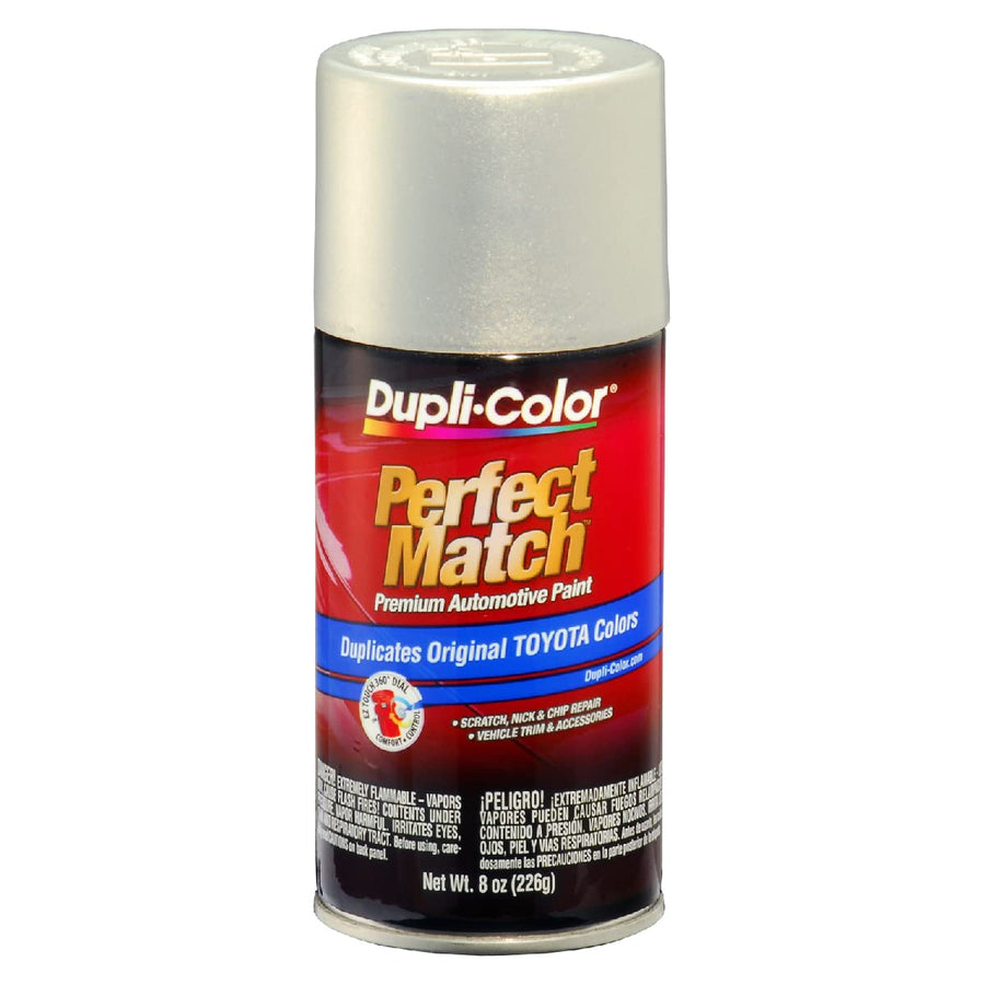 Perfect Match Dupli-Color EBTY16087 Automotive Spray Paint – Toyota Silver Opal Metallic, 1C4 – 8 oz. Aerosol Can