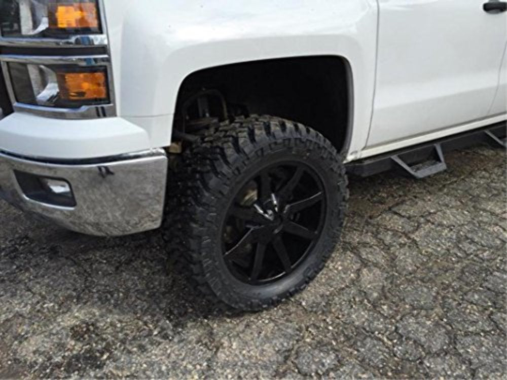 KMC Slide Wheels KM651 Gloss Black Finish (24x9.5"/6x135mm)