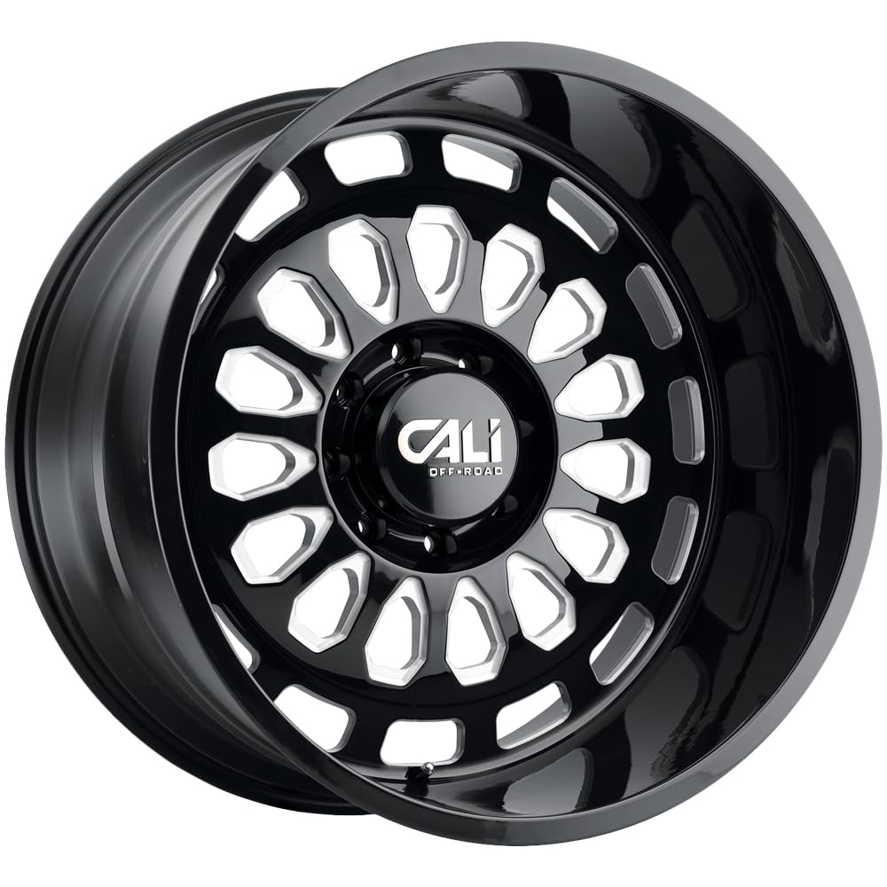 9113-2173BM CALI OFF-ROAD Paradox 9113 Gloss Black/Milled Spokes 20X10 5-127 -25mm 78.1mm