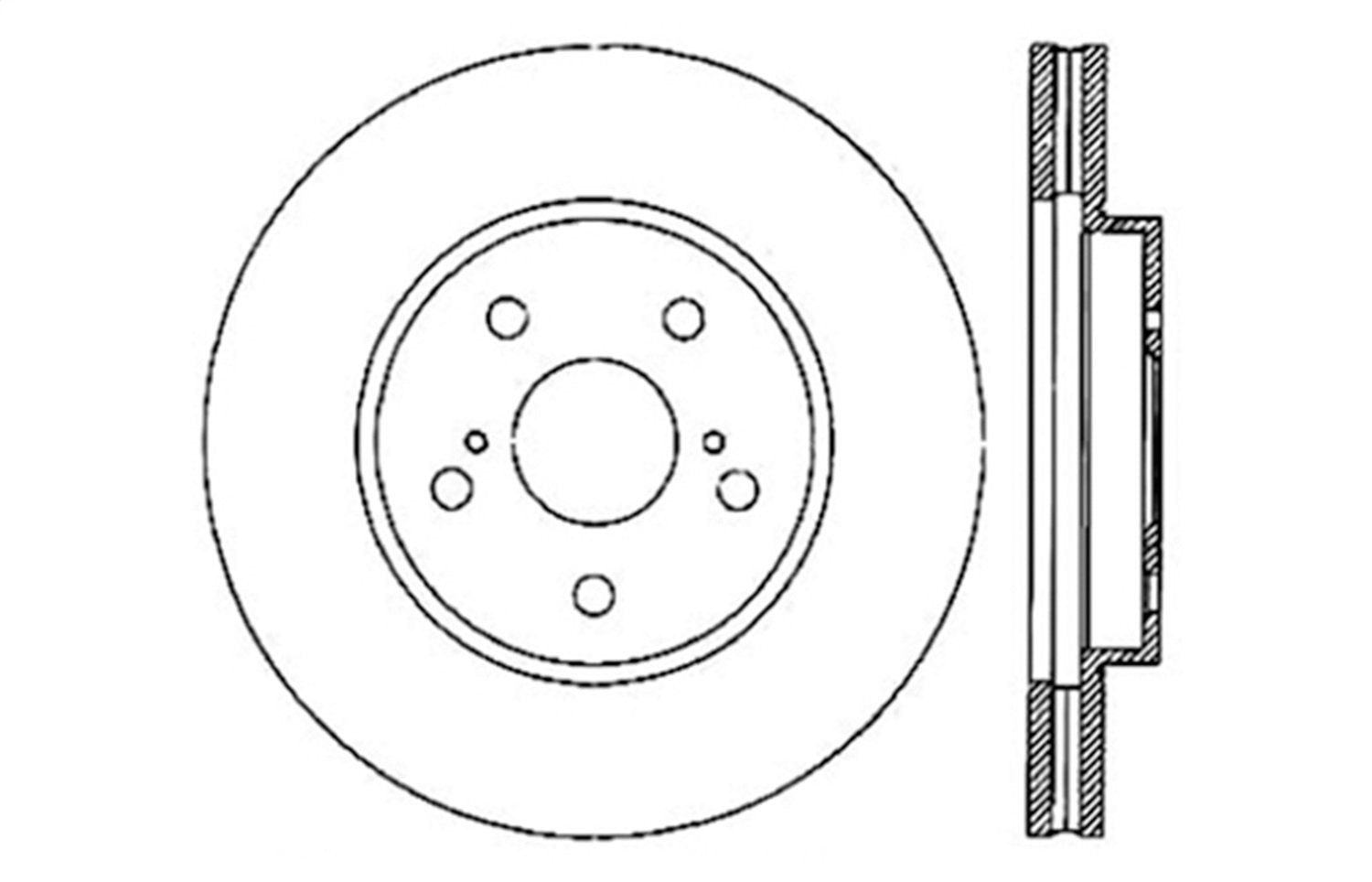 Sport Drilled/Slotted Brake Rotor StopTech 127.44130L (Front Left), 1 Pack