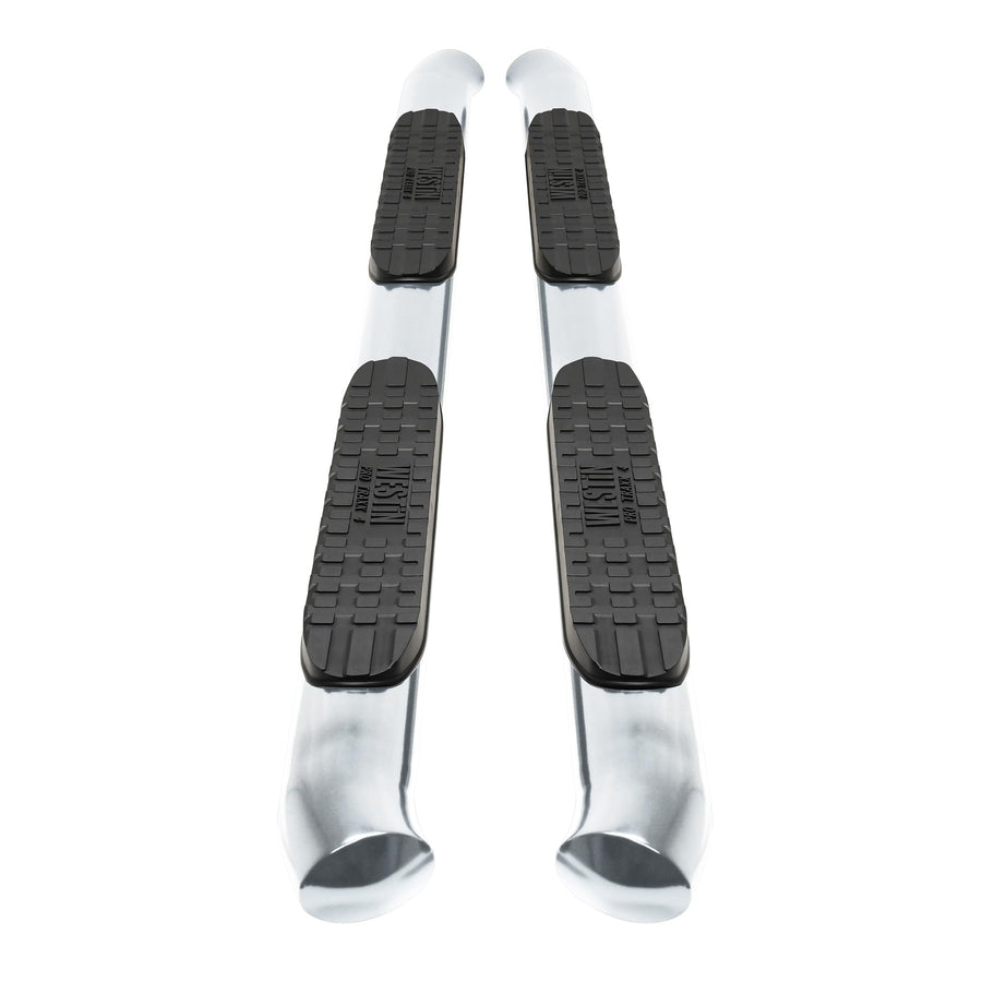 Pro Traxx 4 Oval Nerf Step Bars Westin 21-24220 fits 2022-2023 Tundra Double Cab Polished SS 1 Pair