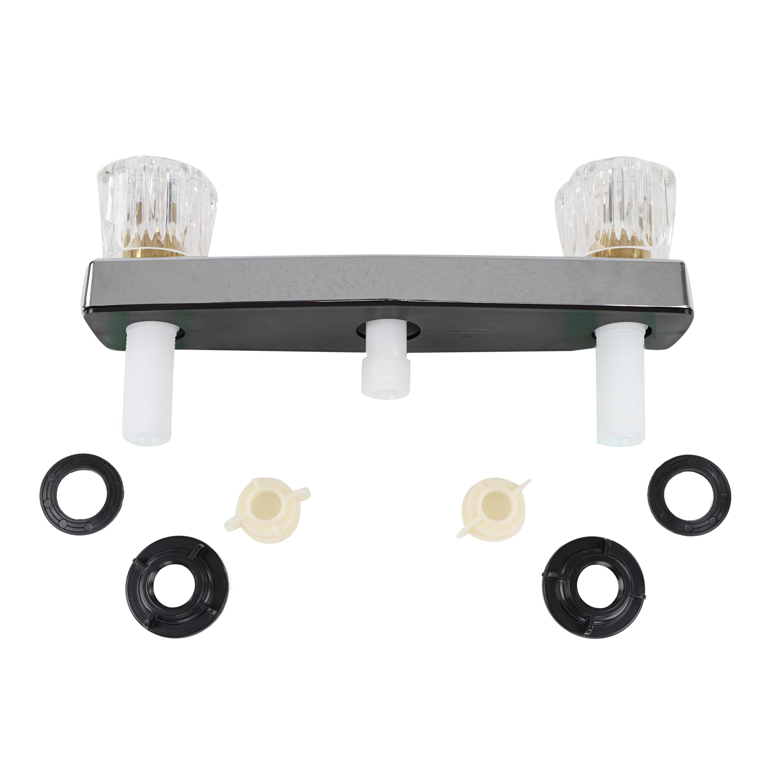 Chrome Bathtub Faucet Valve Empire Faucets - 8in Center Installation Bathroom Tub Faucet Valve with Brass Cartridges