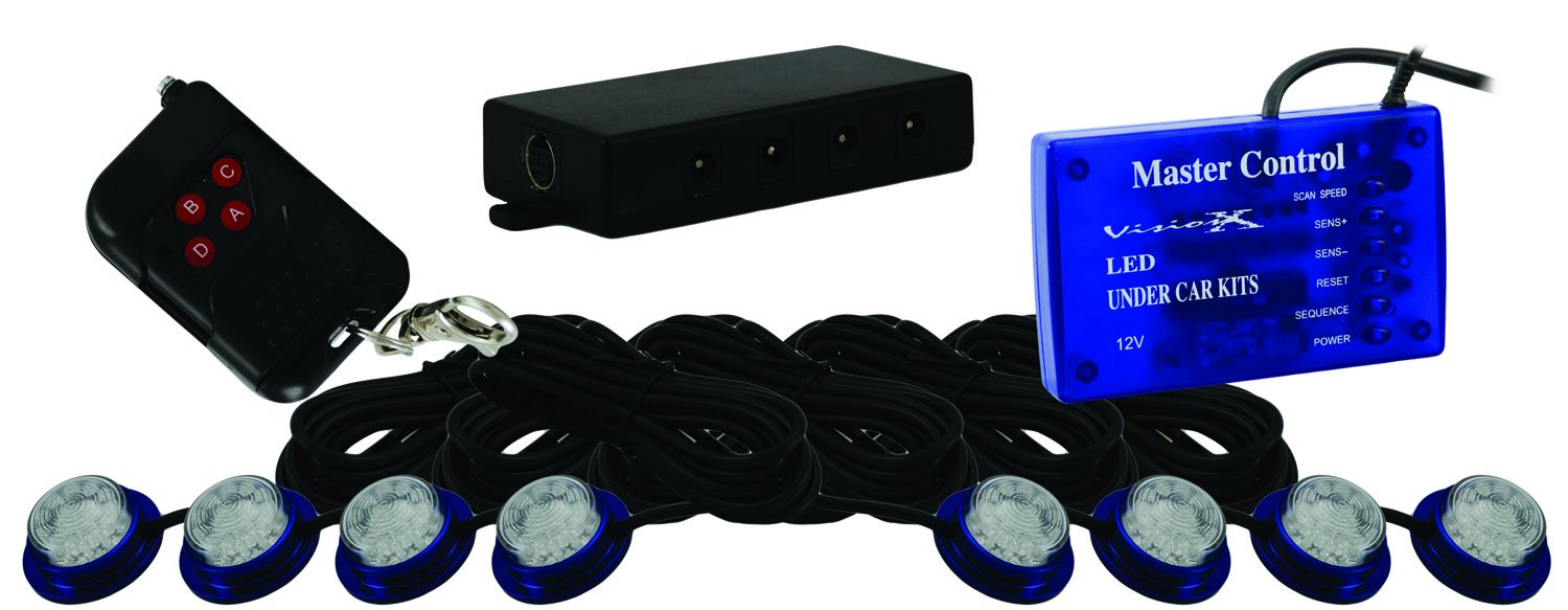 Blue LED Strobe and Rock Light Kit Vision X Lighting HIL-STB