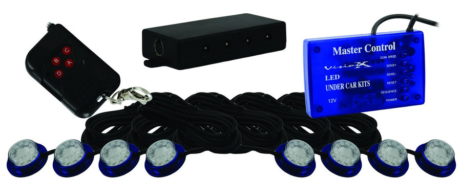 Blue LED Strobe and Rock Light Kit Vision X Lighting HIL-STB