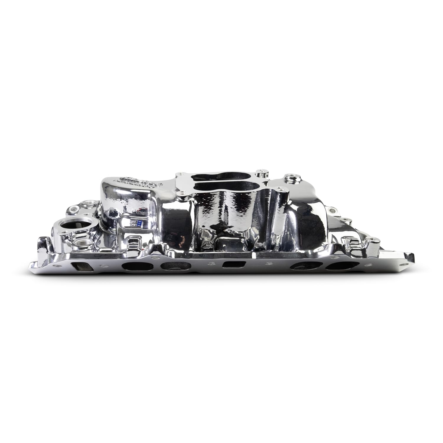 Edelbrock - BB CHEVY 396-454 OVAL PORT, INTAKE MANIFOLD, PERFORMER, CHROME PLASMA COATED (2161-CP)