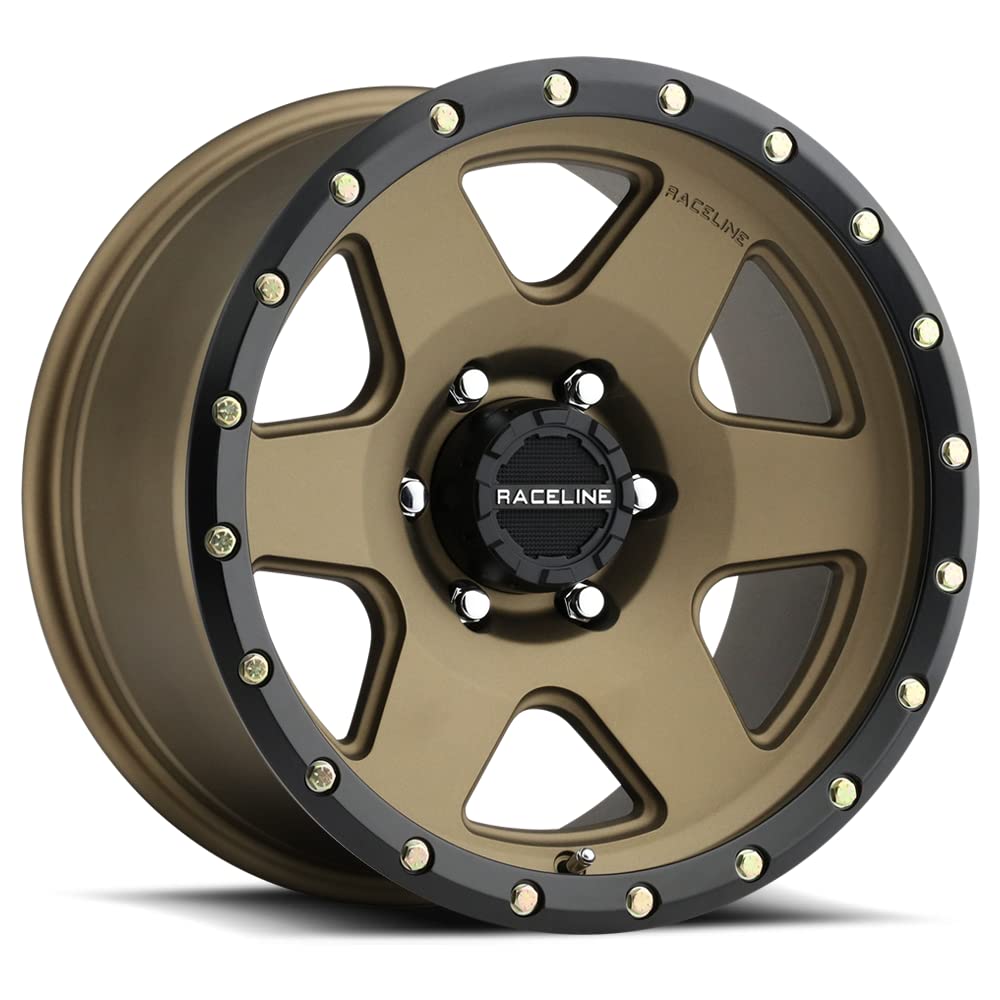 Bronze Raceline Wheels 946BZ BOOST Wheel 18X9"6X120 Bolt Pattern +12mm Offset/(5.5"B/S) 6 Spoke Aluminum Passenger Car Wheels, Full Size Replacement Rims