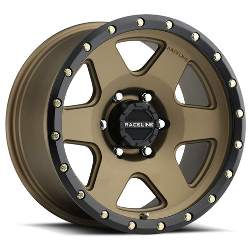 Bronze Raceline Wheels 946BZ BOOST Wheel 18X9"6X120 Bolt Pattern +12mm Offset/(5.5"B/S) 6 Spoke Aluminum Passenger Car Wheels, Full Size Replacement Rims