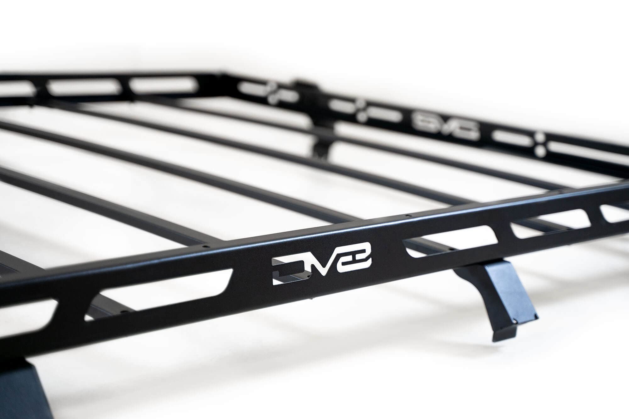 Roof Rack Full-Length for 2007-2018 Jeep Wrangler JK 4-Door | Mount Roof Top Tent | Bolt-On Installation | Multiple Tie Down Points | 300 lb Capacity | Multiple Accessories | DV8 Offroad