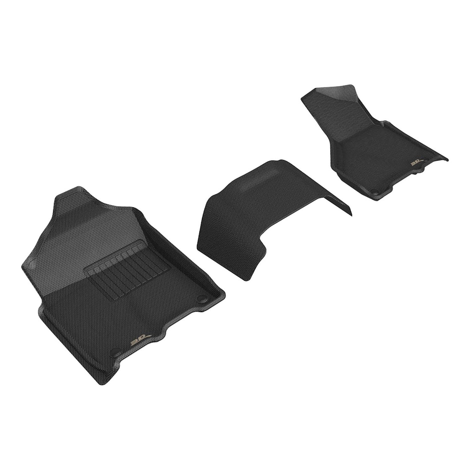 Kagu 3D MAXpider Floor Mat (Black) Compatible with Dodge RAM 2500 Crew CAB 2019-2024 - Front Row