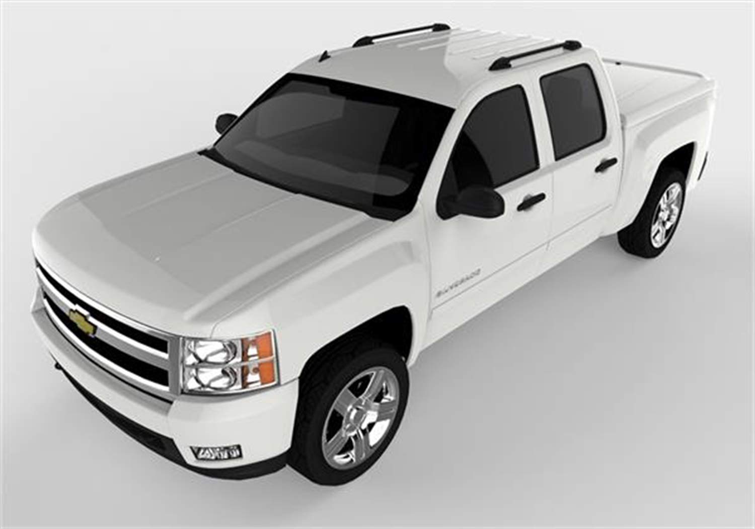 UnderCover RealTruck Lux One-Piece Truck Bed Tonneau Cover | UC1066L-50 | Fits 2007 - 2013 Chevy Silverado 1500 50(GAZ)(WA8624) - Summit White 5' 9" Bed (69.3")