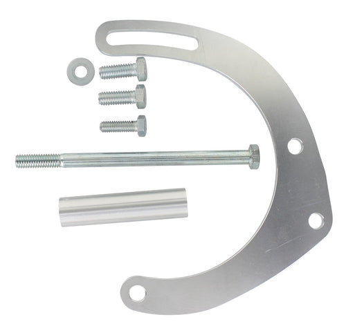 Bracket Powermaster Billet Aluminum LS1 Mid Mount 1968-87 GM (Except Corvette) for Str MTG 6.61" Alt's