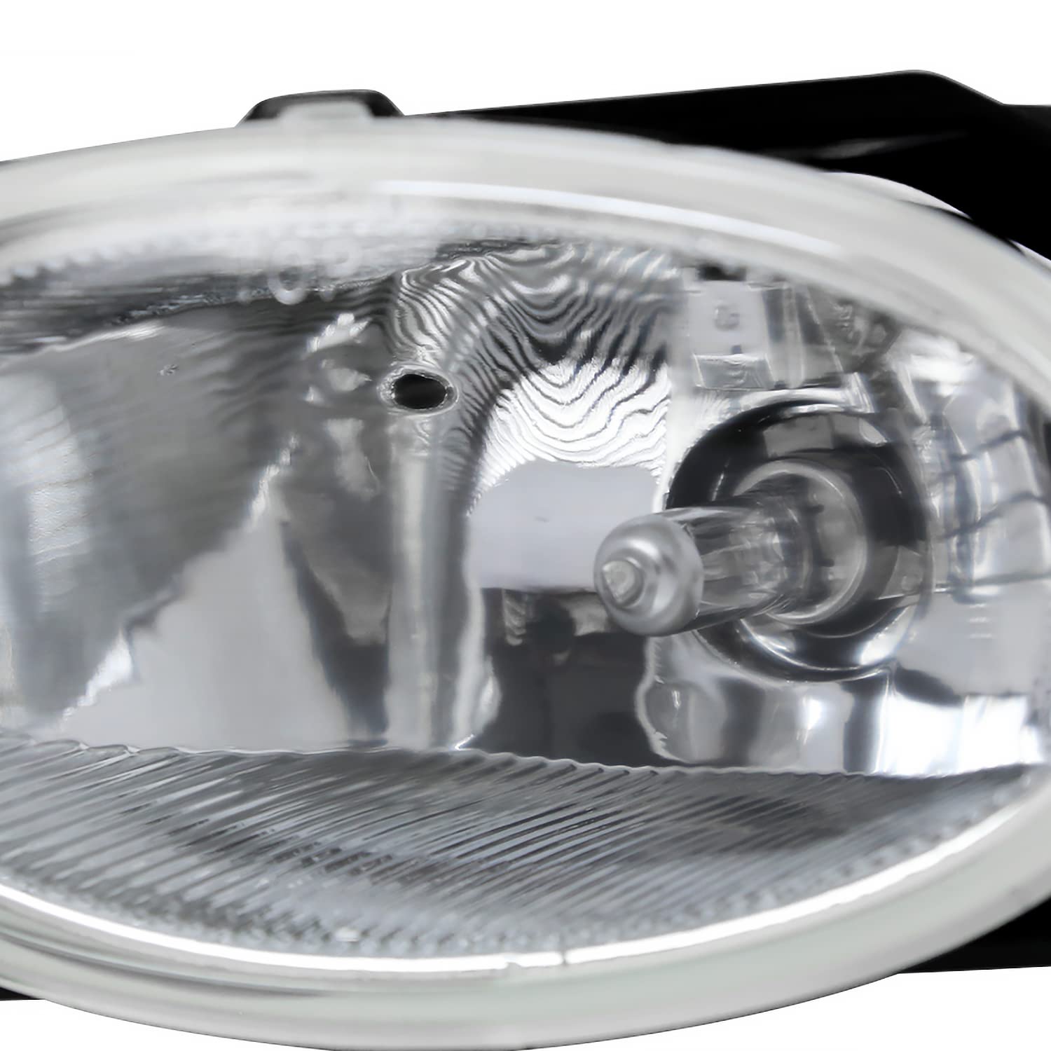 Clear SPEC-D TUNING Bumper Driving Fog Lights + Bulbs + Switch Compatible with 2014-2016 Honda Odyssey L+R Pair Assembly