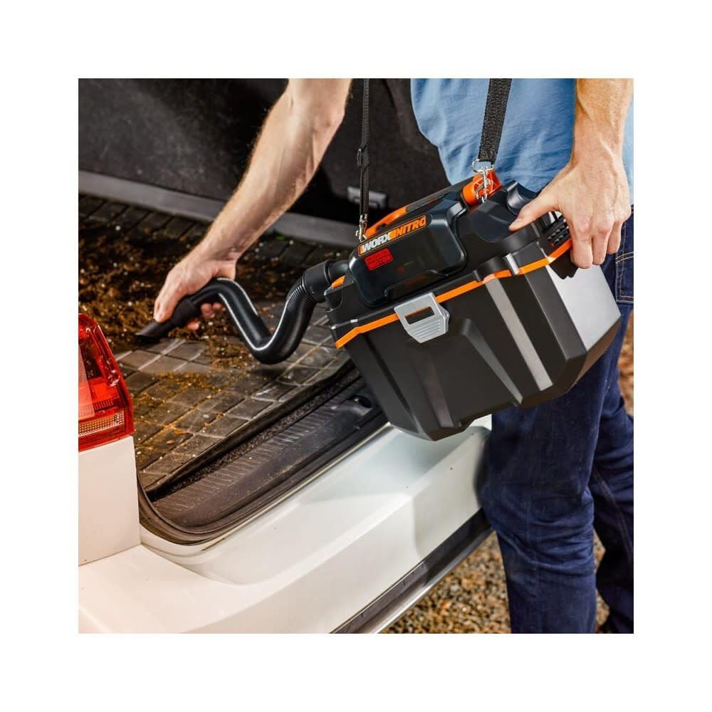 20V WORX 2.1 Gallon Cordless Wet/Dry Vacuum 35.31 Cfm Kit